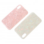 Wholesale iPhone Xr 6.1in IMD Dream Marble Fashion Case (Rainbow White)